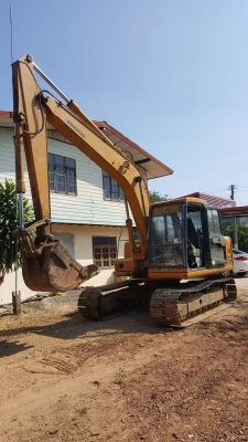 ขายรถแบ็คโคร PC 120-6 ไฟฟ้าเต็มเล่มทะเบียน พร้อมเทลเลอร์หัวยาว ค. 165พร้อมมือขุดตอไม้