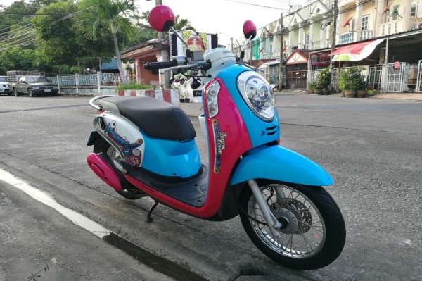 Scoopy i 2014 วิ่ง3000โล รถบ้านแท้ มือเดียว เล่มชุดโอนครบ
