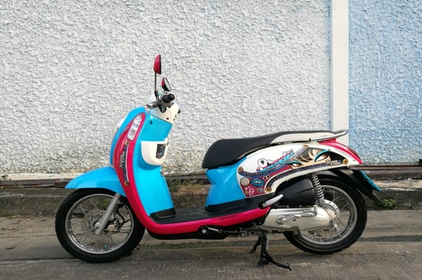 Scoopy i 2014 วิ่ง3000โล รถบ้านแท้ มือเดียว เล่มชุดโอนครบ