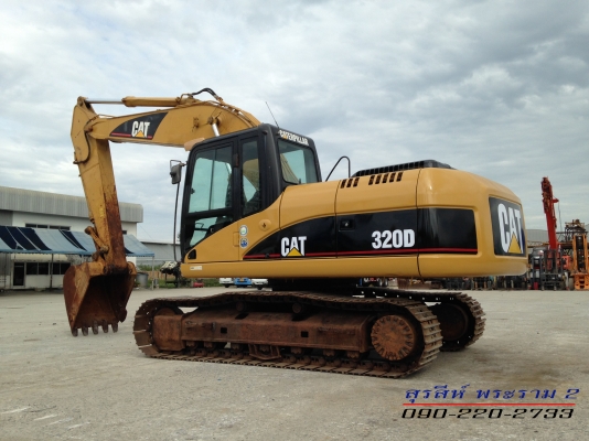 ขายรถแบคโฮ CAT 320D (รถมือสองญี่ปุ่น) ผลิตและนำเข้าจากประเทศญี่ปุ่น  ใช้งาน 6,689 ชั่วโมง ระบบต่างๆ ทำงานสมบูรณ์