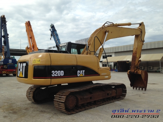 ขายรถแบคโฮ CAT 320D (รถมือสองญี่ปุ่น) ผลิตและนำเข้าจากประเทศญี่ปุ่น  ใช้งาน 6,689 ชั่วโมง ระบบต่างๆ ทำงานสมบูรณ์
