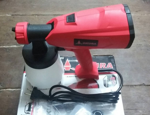 เครื่องพ่นสีไฟฟ้า OKURA รุ่น OK350ESG ส่งฟรี Kerry Express