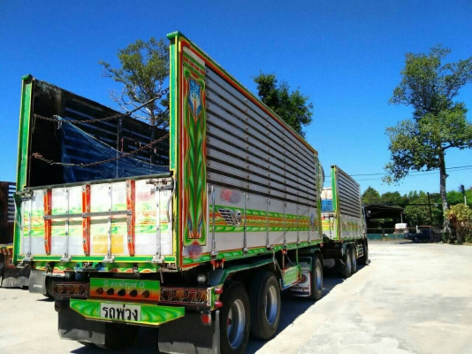 ขายรถพ่วง 22 ล้อ แม่-ลูก กระบะเนียมคอกเกษตรดั้ม อู่.พงษ์ไพบูรณ์ ISUZU 360 ปี.55 ปรายปี รถสวย ราคาคุย