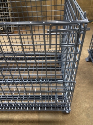 ตระกร้าเหล็กอเนกประสงค์ สามารถพับได้