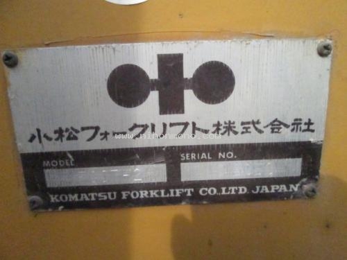 ขาย รถยก  KOMATSU  FG07-2 นำเข้าจากญี่ปุ่น รหัสสินค้า : 14001745www.nihonmono.com