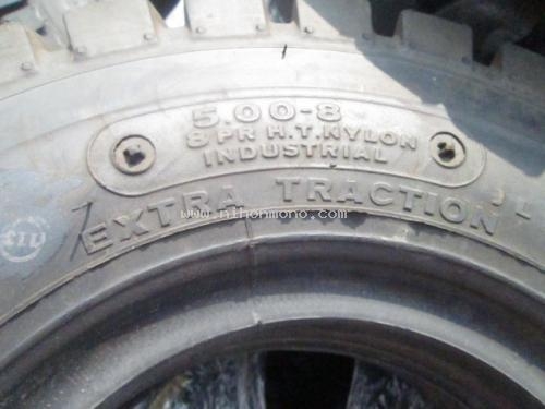 ขาย ยางลม ใหม่ TIRE รุ่น : 5.00-8 รหัสสินค้า : 14002006 www.nihonmono.com