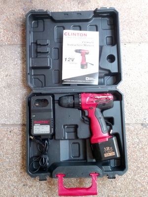 สว่านไร้สาย 12v CLINTON