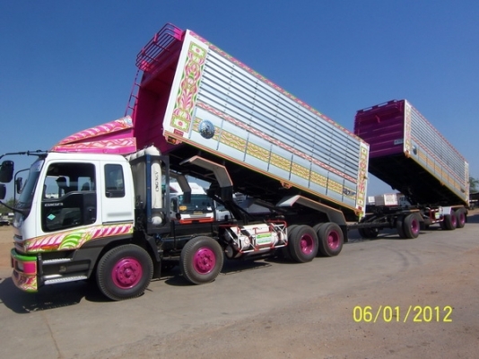 ขาย 12 ล้อ ISUZU GIGA แม่ลูกพ่วงดั้ม เครื่อง K13 รถสวยทำใหม่ต่อใหม่ทั้งคันกระบะมิเนียมพร้อมทะเบียนสวยๆเลยครับ