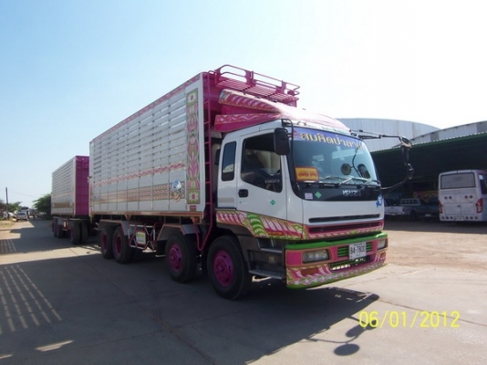 ขาย 12 ล้อ ISUZU GIGA แม่ลูกพ่วงดั้ม เครื่อง K13 รถสวยทำใหม่ต่อใหม่ทั้งคันกระบะมิเนียมพร้อมทะเบียนสวยๆเลยครับ