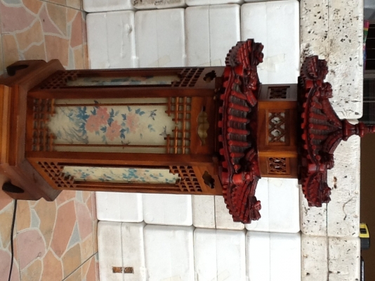 ขายโครมไฟยุ่นไฟ220v ความสูง90cmโครงไม้