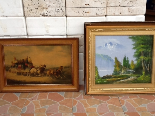 ขายรูปวาดมี2ใบยุ่น