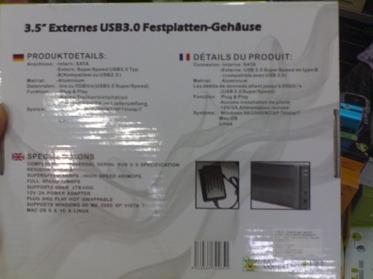 ขายอุปกรณ์ต่อนอก HDD 3.5 นิ้ว ชนิด SATA ขายอุปกรณ์ต่อนอก HDD 3.5 นิ้ว ชนิด SATA