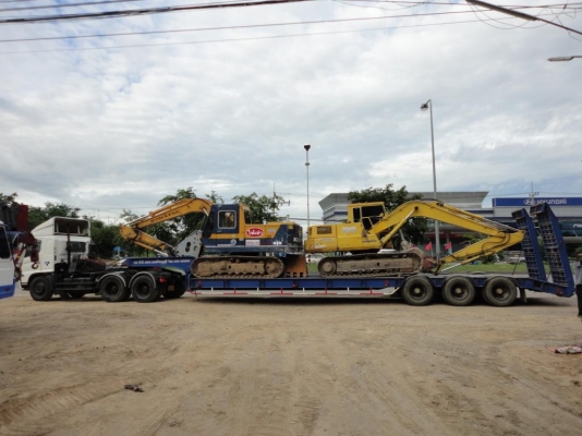 ให้เช่ารถเทรลเลอร์ รถหัวลาก แบบพื้นเรียบ และ โลว์เบด