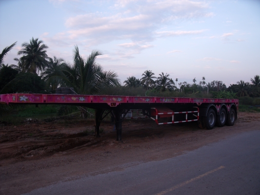 ขายหางพื้นเรียบ 3 เพลา ต่อใหม่ เจ้าของขายเองครับ ราคา 550000 บาท ติดต่อคุณประยงค์ 081-9176906