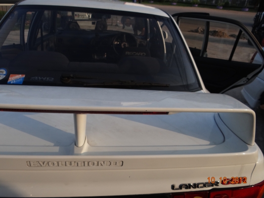 ขาย   BODY  MITSUBISHI EVOLUTION GSR II พร้อมมีอินวอยร์รับรองการนำเข้าตัวถัง พร้อมเครื่องยนต์   4G63 TURBO 2000CC 280HP !!!เกียร์ธรรมดา แรงสุดๆครับ