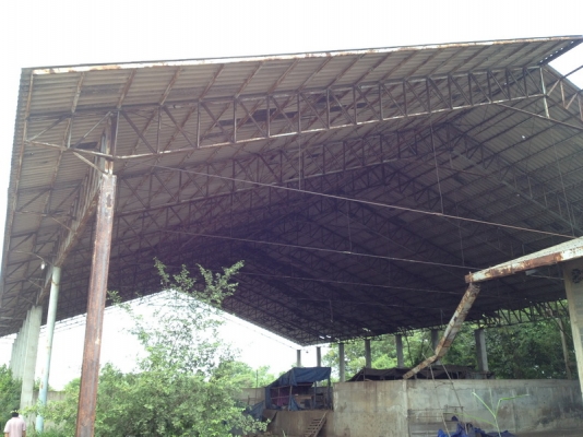 ขายโครงสร้าง 32x50 เมตร ไม่มีเสากลาง สภาพสวย ราคาไม่แพง