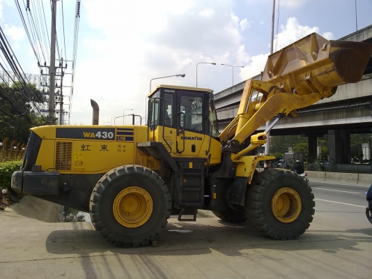 รถตักล้อยาง WA430-5  รถสวยเพิ่งมาจากญี่ปุ่นครับ  โทร.081-373-0559