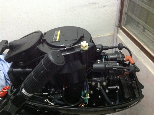 ขายเรือยางกู้ภัย +หลังคา และ เครื่องเรือ Yamabisi 15 Hp 2 จังหวะ