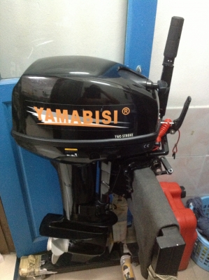 ขายเรือยางกู้ภัย +หลังคา และ เครื่องเรือ Yamabisi 15 Hp 2 จังหวะ