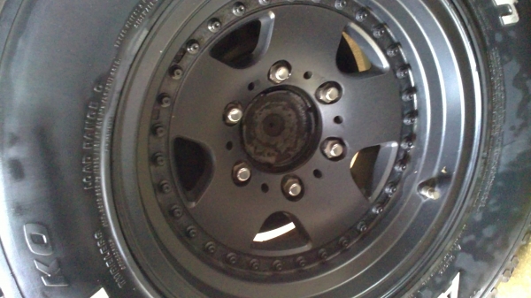 ขายล้อขอบ 15x7 off -13 6รู กระบะ พร้อมยาง BF