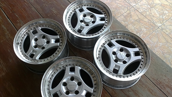 ขายล้อ super advan ขอบ 16 กับ ล้อ RX7 ขอบ 16