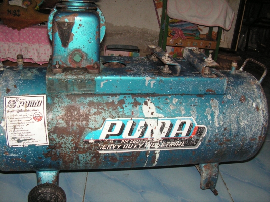 ปั๊มลมPUMAพร้อมมอเตอร์โตชิบา1/4เเรง