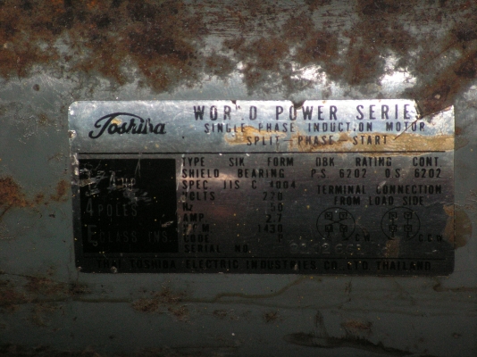 ปั๊มลมPUMAพร้อมมอเตอร์โตชิบา1/4เเรง