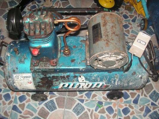 ปั๊มลมPUMAพร้อมมอเตอร์โตชิบา1/4เเรง