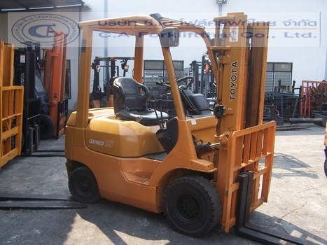 ขายรถ โฟล์คลิฟท์ TOYOTA รุ่น 7-FD15 ขายรถ โฟล์คลิฟท์ TOYOTA รุ่น 7-FD15