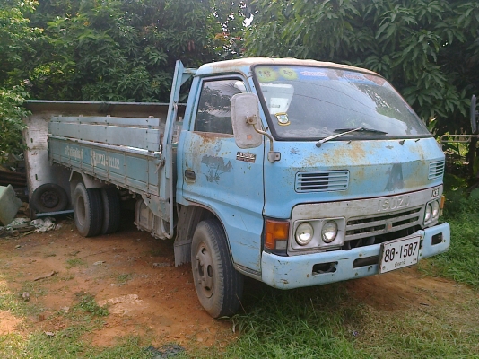 6ล้อISUZU110แรงกระบะคาโก้4.5ม.รถสภาพเดิมๆทุกอย่าง สีเดิม เครื่องเดิม