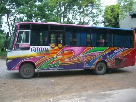 บัสแอร์ 32 ที่นั่ง แอร์แยก เครื่องแรง ภายในสวย จอด เลิกวิ่งแล้ว