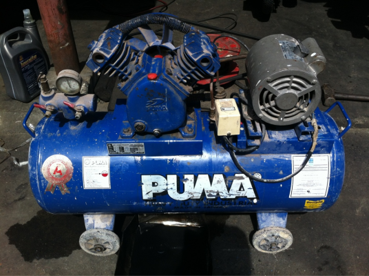 ขายปั้มลมยี่ห้อPUMAพร้อมใช้งานเลย