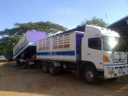 ขาย ฮีโน่ 344 ซีรี่ 500 / ปี 2554 / เบรกแห้ง! / พ่วง 22 ล้อดั๊ม กระบะต่อใหม่( ขวัญใจชาวไร่ )