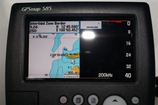 Garmin GpsMรายละเอียด Garmin GPSMAP 585 จีพีเอส/ซาวเดอร์ ภาษาไทย จอ 5 นิ้ว พร้อมหัวรับสัญญาณ  19000 บาท