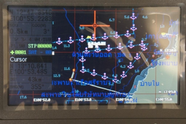 จีพีเอส จอสี แผนที่ละเอียด ภาษาไทย ขาย 12500 บาท