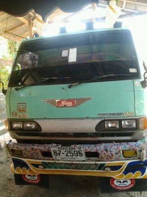 HINO FC 171 - 117 HP WO4D หกล้อดั๊มพ์ กระบะดั๊มพ์เหล็ก 4 ตันยาว 3.50 เมตรสวยมากๆครับ เครื่องแห้งแรงดี ภายในเก๋งคอนโซลสวย แอร์เย็น พวงมาลัยเพาเวอร์ ช่วงล่างคัชซีสวยไม่มีดาม F หน้า F หลังครบ ยาง 8.25 ขอบ 16 สภาพดีพร้อมบรรทุกพร้อมใช้งานได้เลยครับ ทะเบียนภาษี