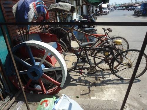 กงล้อไม้สักระหัดวิดน้ำ