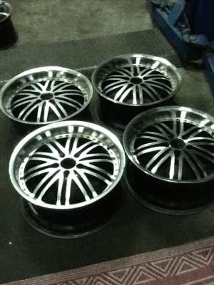 ขายแม็กขอบ 18 5รู114 กว้าง8 ET25 ครบชุด 4วง