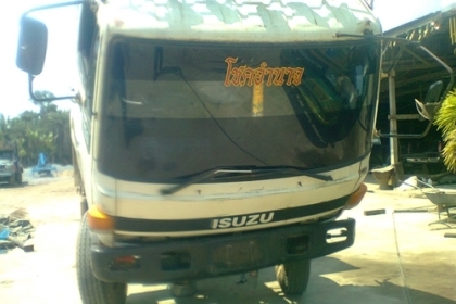ขายรถบรรทุกหกล้อดั้มดินอีซูซูร็อคกี้ FSR เครื่อง 165 แรงม้า 6BD1