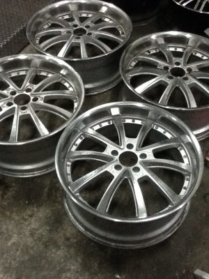 ขายแม็กขอบ 20 5รู114 กว้าง 8.5 ครบชุด 4วง