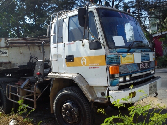 ขายหัวลากISUZU 240 พร้อมหาง12เมตร พื้นเรียบ2เพลา อู่นครปฐม