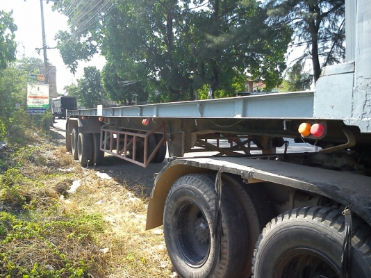 ขายหัวลากISUZU 240 พร้อมหาง12เมตร พื้นเรียบ2เพลา อู่นครปฐม