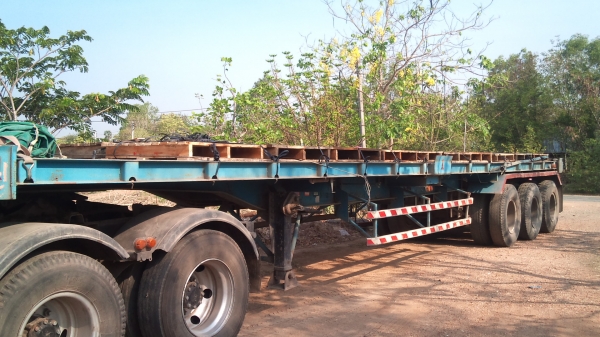 ///ขายด่วน หัวลาก FUSO fn527 หางพื้นเรียบสามเพลาสามมิตรแท้ๆ