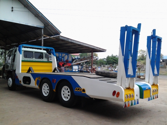 HINO FM 3H 195 Hp เทรลเลอร์บรรทุกรถเกี่ยวงามๆ (ทึมงานรถคุณภาพ)