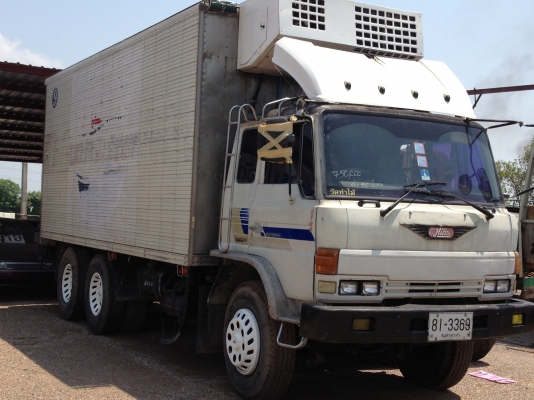 ขาย HINO 10 ล้อ (F18) ตู้เย็น เพลาเดียว ปี 91 เครื่อง 195 แรงม้า (HO7D) เบรกจิ๊ฟฟี่ พวงมาลัยเพาเวอร์ ยางพอใช้ ซัซซีสวย หัวเก๋งไม่ผุ มีแอร์ อุปกรณ์ครบ ขับดีมากกก ขาย 700,000