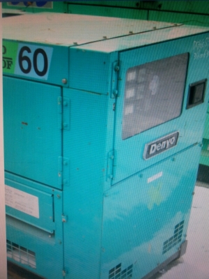 ขายเครื่องปั่นไฟ Denyo 60 Sph นำเข้าจากประเทศญี่ปุ่น