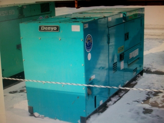 ขายเครื่องปั่นไฟ Denyo 60 Sph นำเข้าจากประเทศญี่ปุ่น