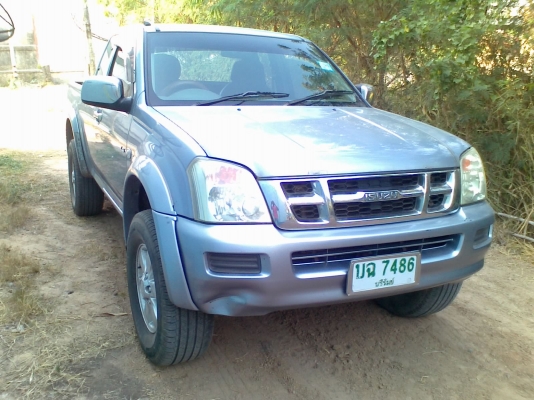 รถกระบะ ISUZU ขับเคลื่อน  4  ล้อ  พร้อมใช้  เครื่องดี  เกียร์ดี สีฟ้าน้าทะเล