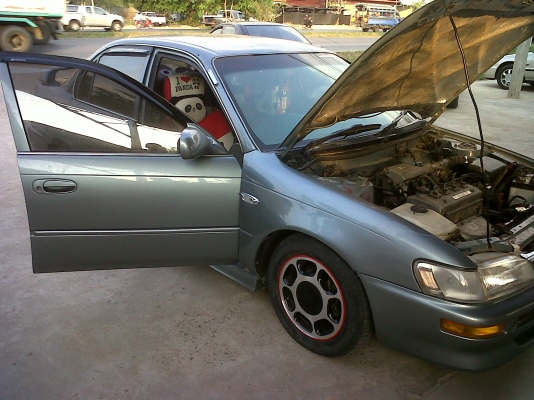 ขายรถAE101พร้อมใช้ ขายตามสภาพ จดปี38 เกียร์ออโต้ กุนแจรีโมท กระจกไฟฟ้า ข้างผับเก็บได้