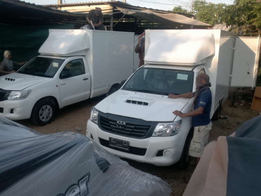 รับต่อตู้แห้ง อลูมิเนียม 1-4 ประตู toyota vigo รับต่อตู้แห้ง อลูมิเนียม 1-4 ประตู toyota vigo